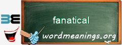 WordMeaning blackboard for fanatical